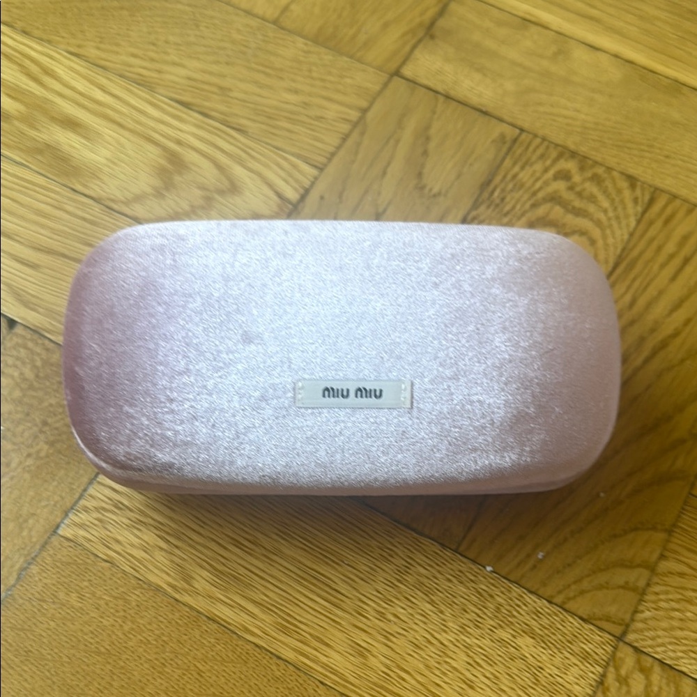 Miu Miu Blush Velvet Eyewear Case